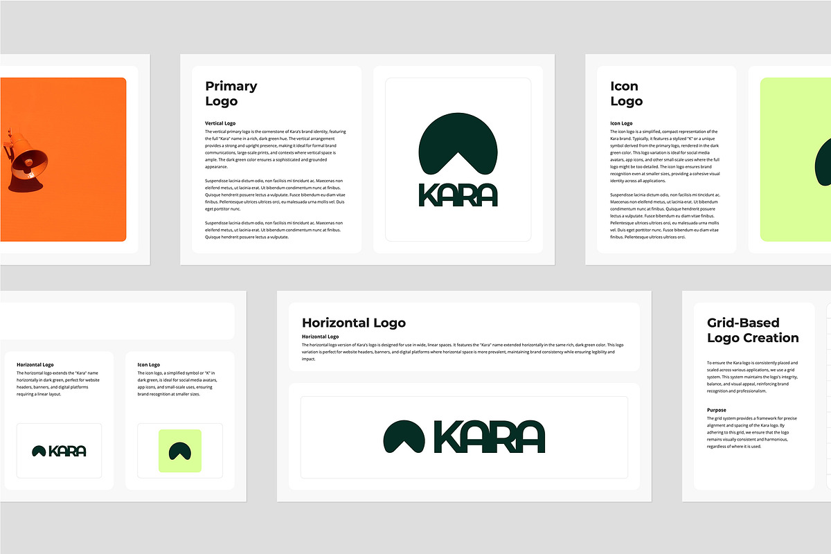 KARA Brand Guidelines Google Slides, a Presentation Template by Gaize (Photo 7 of 10)