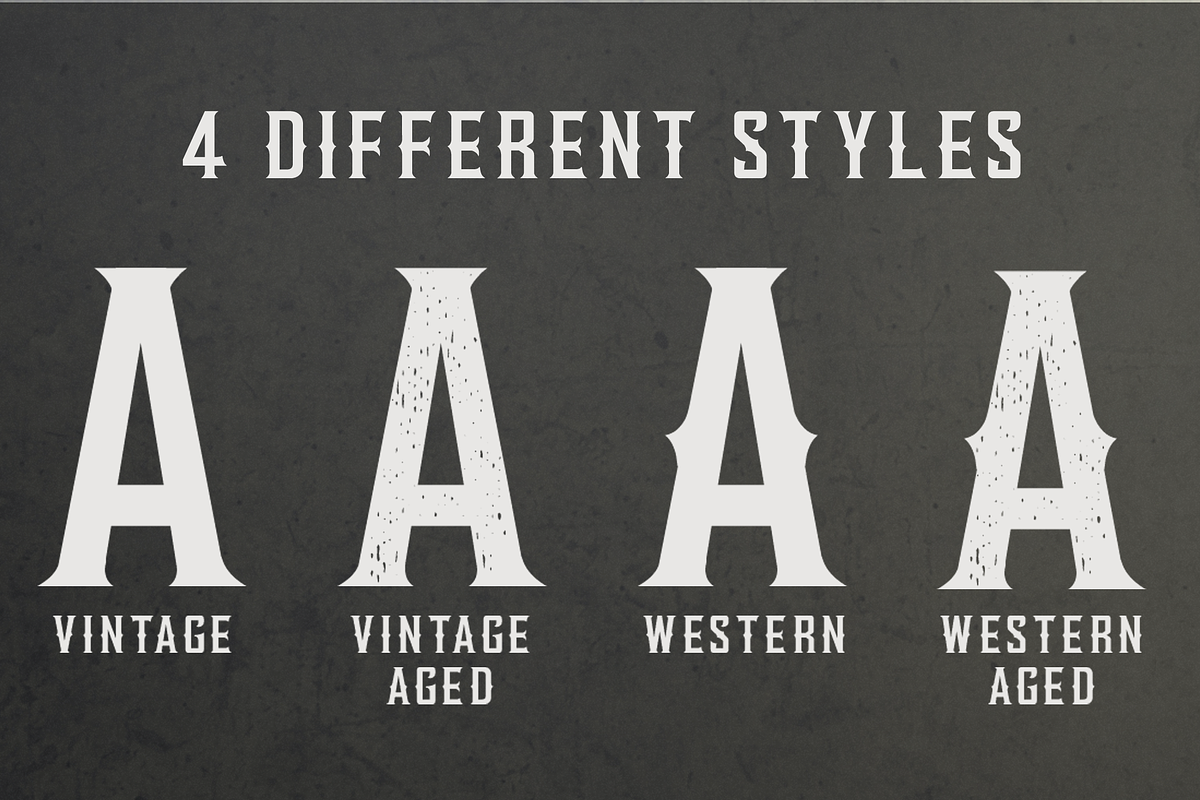 Larkham Vintage Font, a Serif Font by GlitzyGrapix (Photo 2 of 10)