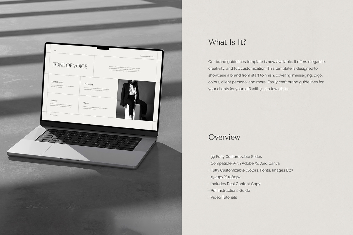 Brand Guidelines Template • Dune, a Templates & Theme by Two Moons Studio (Photo 4 of 9)