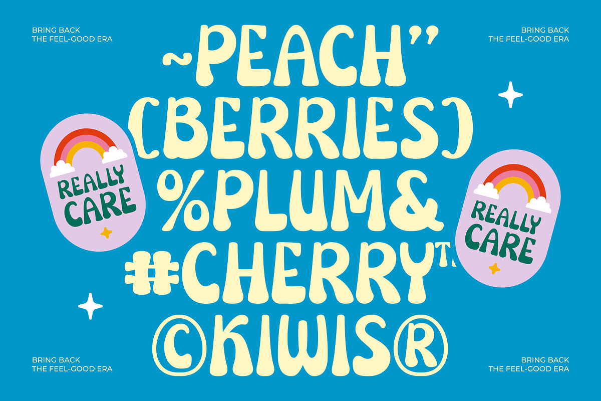 Nostalgic Nineties Retro Typeface, a Script Font by Jaruka (Photo 3 of 10)