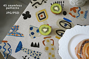 Hand Painted Modern Posters Patterns, a Wallpaper Graphic by TanyaSchuka (Thumbnail 9 of 24)