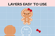 Christmas Gingerbread Cookies SVG, an Illustration by TheHitShop (Thumbnail 9 of 10)