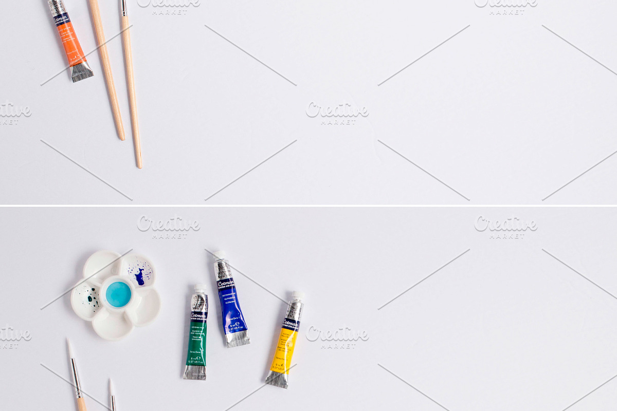 Watercolor Artist Mockup Bundle II, a Business Photo by Pixels & Design (Photo 2 of 2)