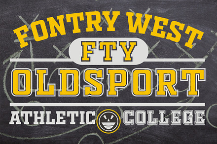 FTY Oldsport, a Slab Serif Font by Fontry West