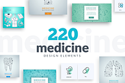 Medicine Design Elements, a Background Graphic by Chuhastock (Thumbnail 1 of 23)