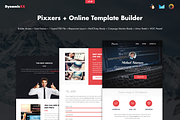 Pixxers + Online Template Builder, an Email Template by DynamicXX (Thumbnail 1 of 2)