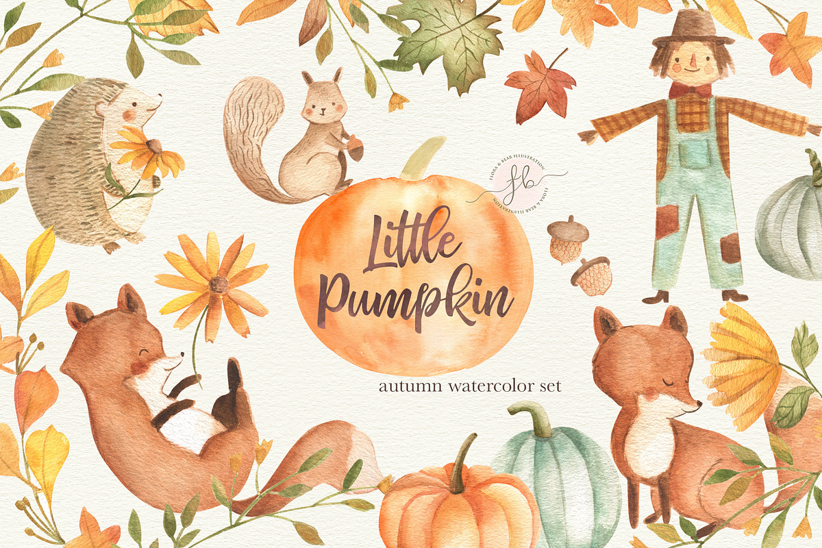 Watercolor Bundle, an Animal Illustration by Flora+Bear (Photo 19 of 32)