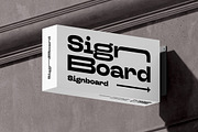 Signboard Horizontal Mock-up, an Advertising Mockup by Yogurt86 (Thumbnail 10 of 13)