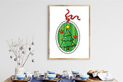 Christmas Coquette Frame Clipart, an Illustration by Design Market (Thumbnail 2 of 6)