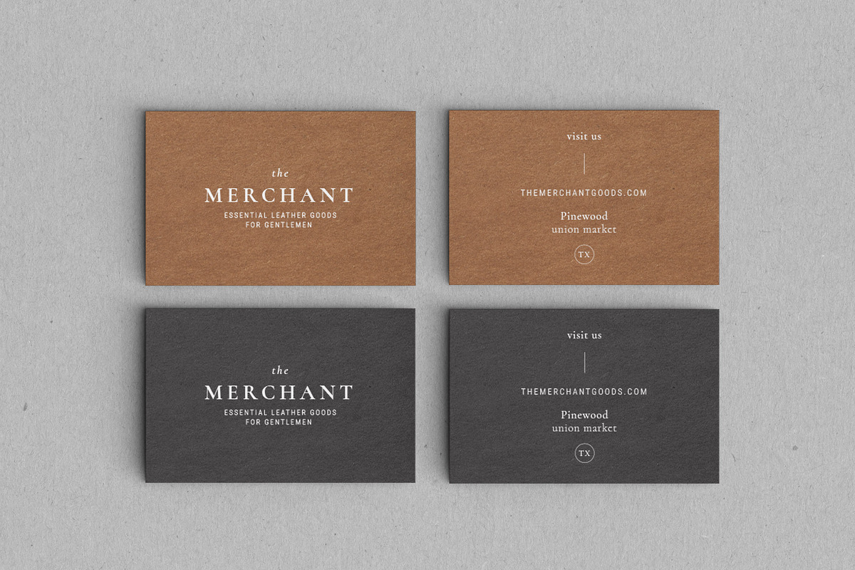 Merchant Business Card, a Business Card Template by 1948 Creative Co. (Photo 3 of 4)