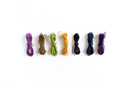 Colored waxed cords stock photo containing abstract and arrangement, an Arts & Entertainment Photo by rorygez fresh