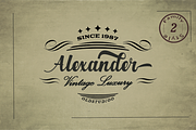 Alexander 2 Style Font, a Script Font by Analogous (Thumbnail 1 of 7)