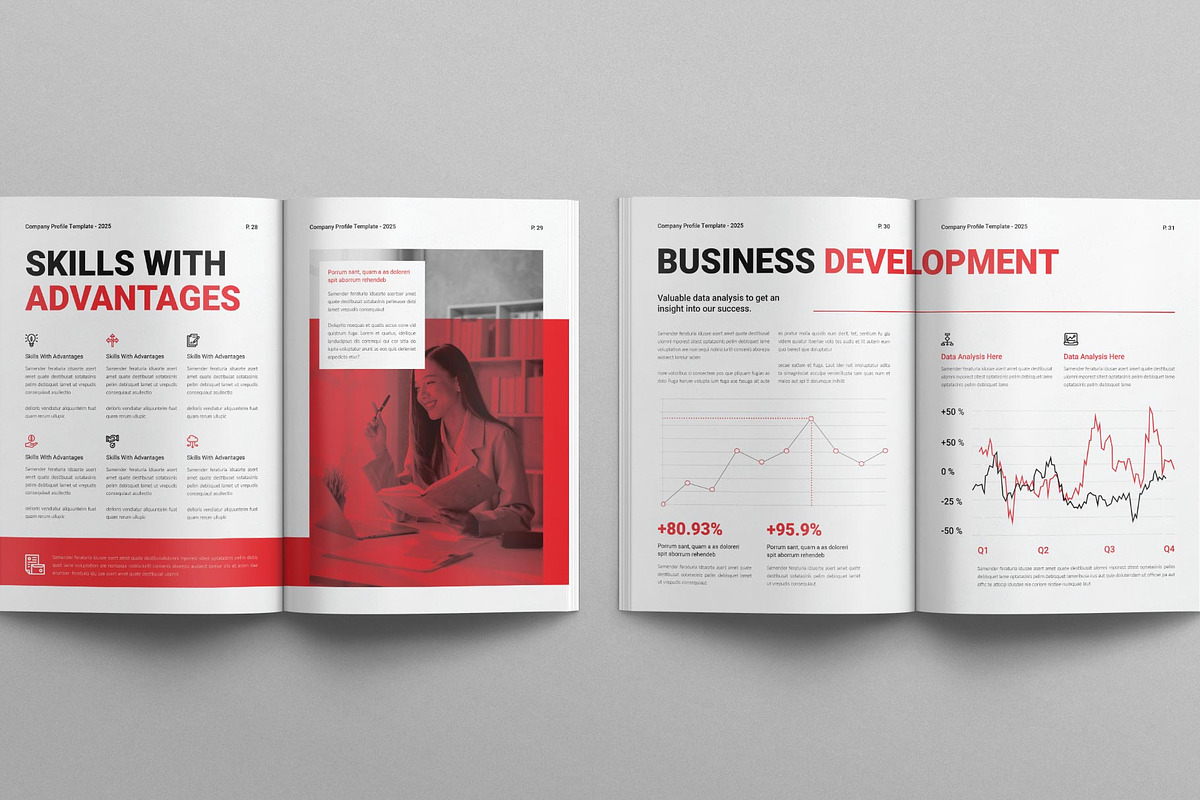Company Profile Brochure Template, a Brochure Template by E-Type (Photo 11 of 13)