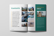 Travel Magazine Template, a Magazine Template by xtratimebd (Thumbnail 2 of 9)