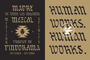 SFC SORTVANE, a Blackletter Font by Skilline Supply Co. (Thumbnail 3 of 8)