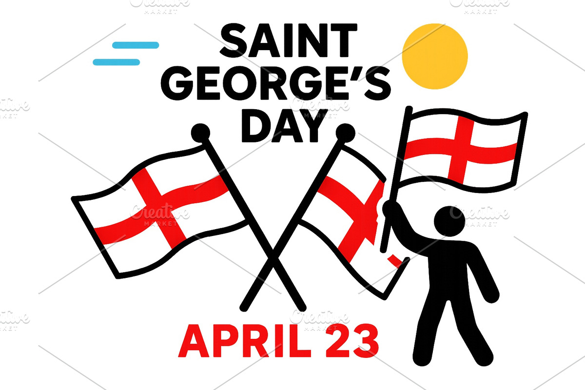 Celebration of Saint George's Day on, an Object Illustration by ZinetroN
