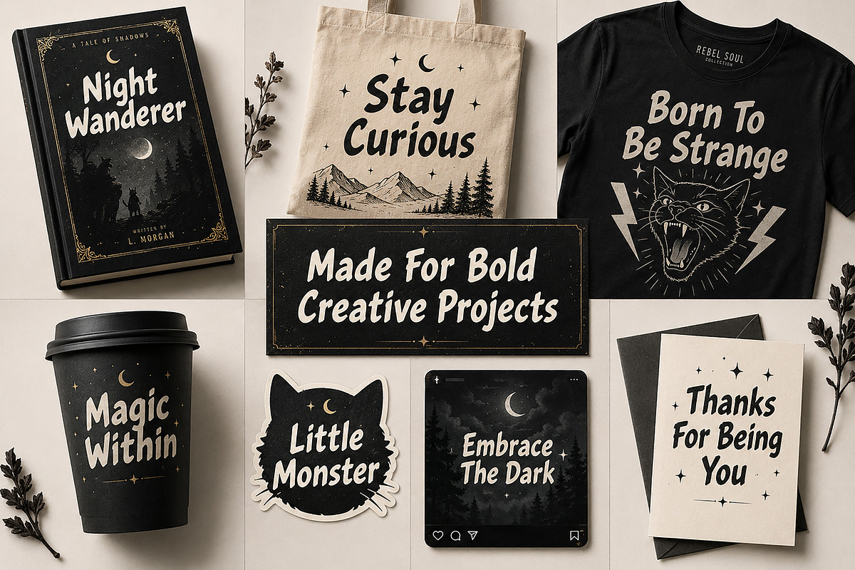 Whisker Gothic-Bold Handcrafted Font, a Blackletter Font by Wow Magic (Photo 2 of 4)