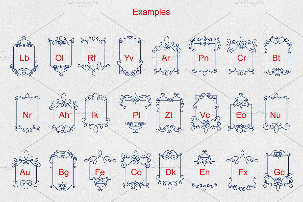 Frame Creator, a Symbol Font by Digital Typeface Studio