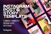 Instagram post story template, a Social Media Template by SPACECAKE (Thumbnail 1 of 5)
