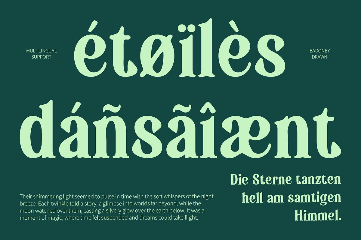 Badoney Drawn, a Serif Font by Craft Supply Co. (Photo 6 of 8)