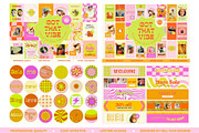 Ultimate Funky Branding Kit, a Branding & Logo Template by Hell Yeah Designs (Thumbnail 10 of 13)