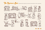 Retro Autumn Coffee Clipart Vector, a Seasonal Illustration by SunnJaneArt (Thumbnail 13 of 19)