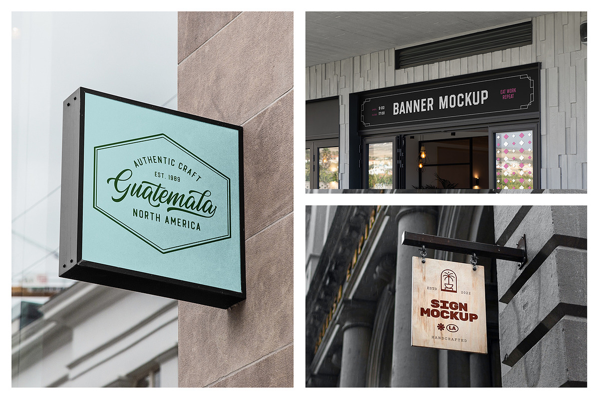 Signage Mockups vol.03 - Advertising, an Advertising Mockup by MockupForest (Photo 8 of 11)