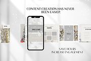 White Christmas Instagram Templates, a Social Media Template by SociallyyCreative (Thumbnail 8 of 10)