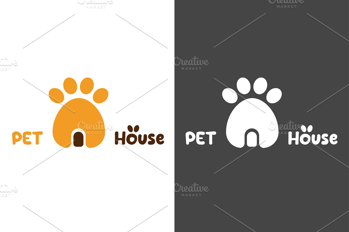 Pet House Logo Design Icon, a Branding & Logo Template by Morvana Crew