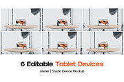 Atelier | Studio Device Mockups, a Product Mockup by orenjidesign (Thumbnail 5 of 13)