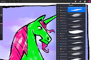 600+ Brushes Procreate BIG PACK, a Brush Add-On by Georg's Procreate Brushes (Thumbnail 103 of 115)