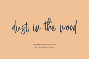 Dust in the wood font, a Script Font by Thirtypath Studio (Thumbnail 1 of 6)