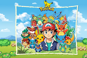 Adventure with Pokémon Stickers