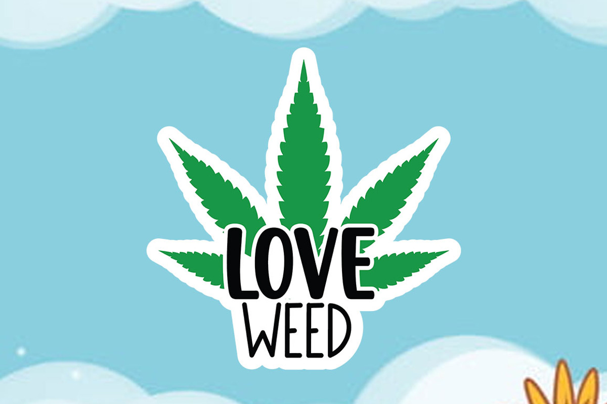 Weed Cannabis Sticker SVG PNG Bundle, an Object Graphic by FiveStarCrafting (Photo 2 of 9)