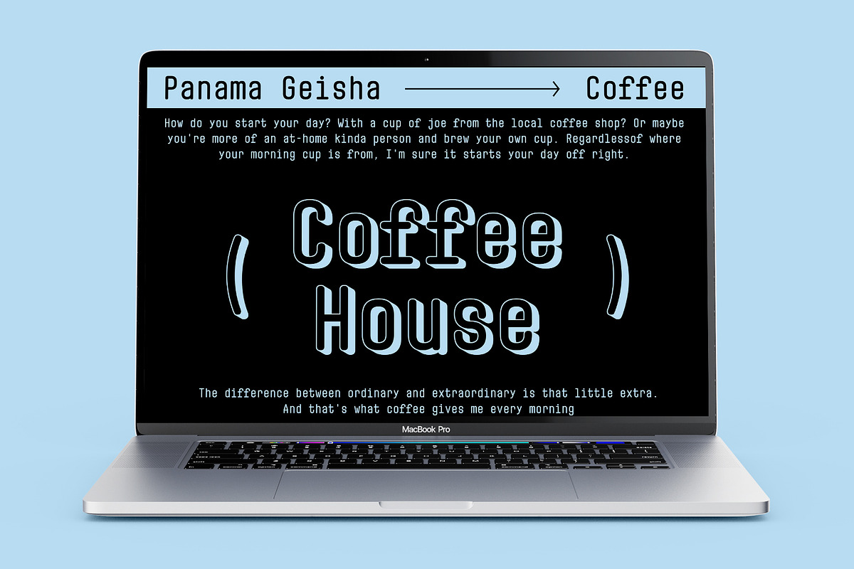 Mono Trea, a Sans Serif Font by Fateh.Lab (Photo 12 of 14)