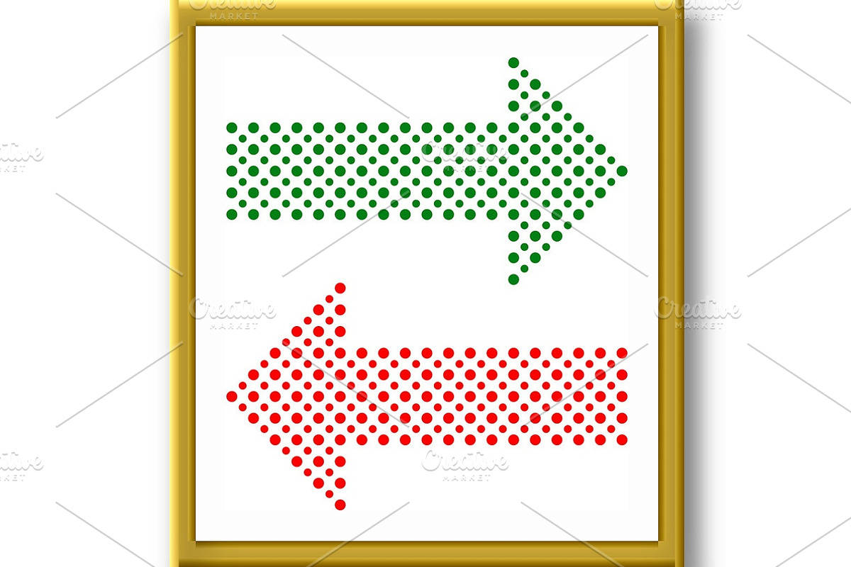 Fine Vector Dotted Red and Green, a Texture Graphic by FineArtStudio (Photo 2 of 3)