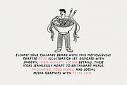 YUMMY FOOD BUNDLE Vol.1: Hand-Drawn, a Food Illustration by MaxArt Foundry (Thumbnail 3 of 9)