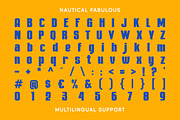 Nautical Fabulous Condensed Display, a Sans Serif Font by Letterhend Studio (Thumbnail 7 of 9)
