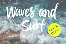 Waves & Surf - Awesome Font