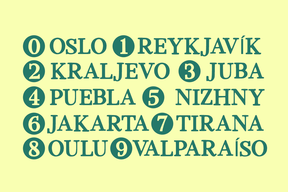Jerkco - Retro Groovy Serif, a Serif Font by Pandeka Studio (Photo 7 of 9)