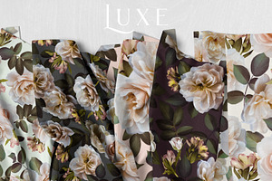 Luxe Oil Paint Floral Graphics