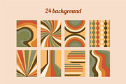 Retro Vintage Groovy Collections, an Illustration by Vesvocrea (Thumbnail 6 of 10)
