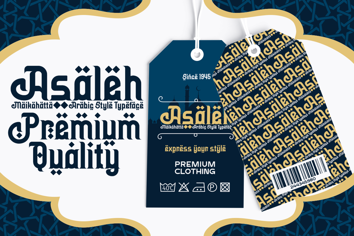 Asaleh - Arabic Style Typeface, a Script Font by MaikoHatta (Photo 4 of 7)