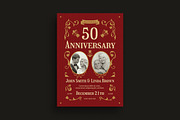 Wedding Anniversary Invitation, an Invitation Template by Guuver (Thumbnail 1 of 3)