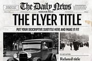 7 Newspaper Style Templates, a Flyer Template by Newspaper Templates (Thumbnail 2 of 9)