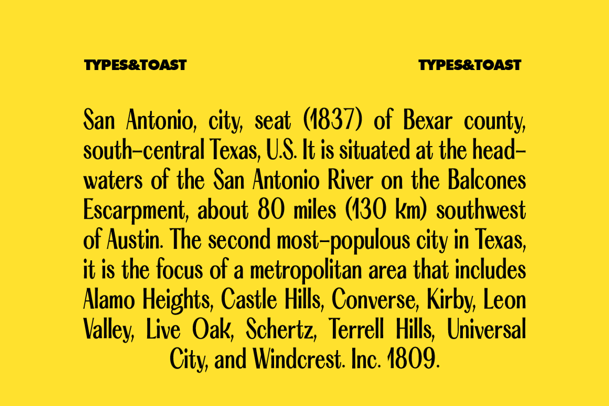 Bagel Typography, a Serif Font by Types&Toast (Photo 8 of 16)