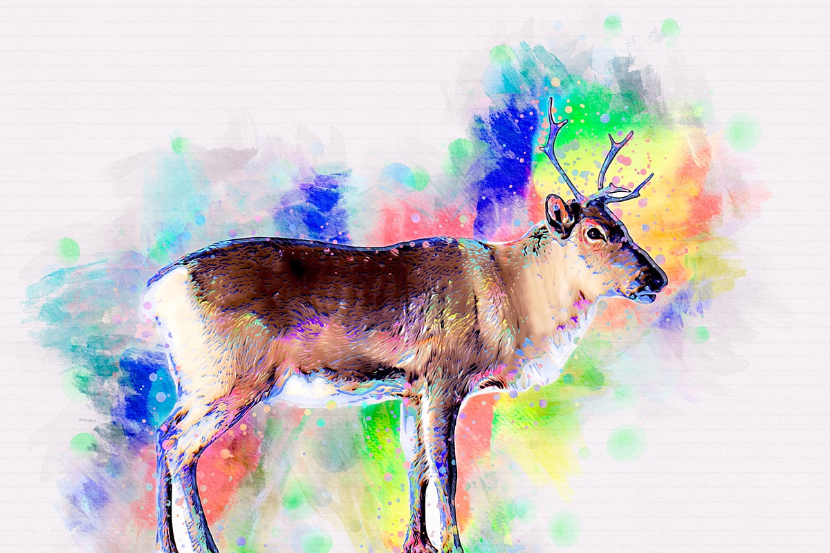 Pet Watercolor Art Plugin, an Action Add-On by MRI STUDIO (Photo 5 of 15)