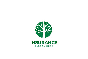 Green Tree Insurance Logo, a Branding & Logo Template by HueNestify