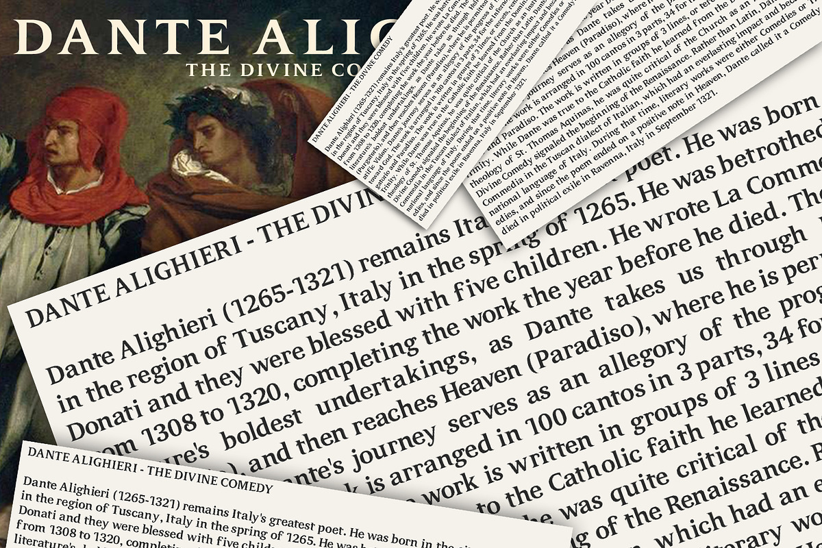 INFERNO Serif font preview 7