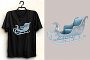 Christmas Sleigh Clipart Bundle., an Illustration by SVGArt (Thumbnail 5 of 8)
